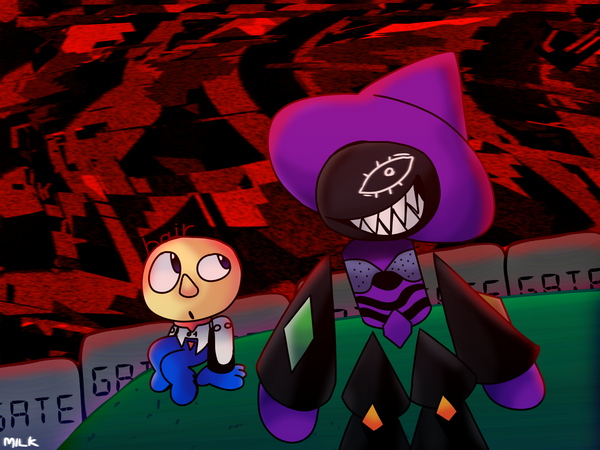 Expunged and Tristan if they were in Neon Genesis Evangelion