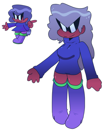 Random "aestethic" girl OC